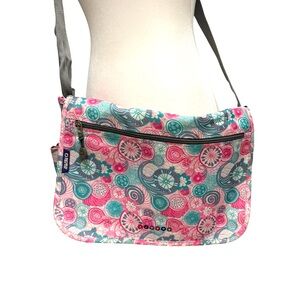 J World New York Terry Laptop Messenger bag in Blue Raspberry NWOT